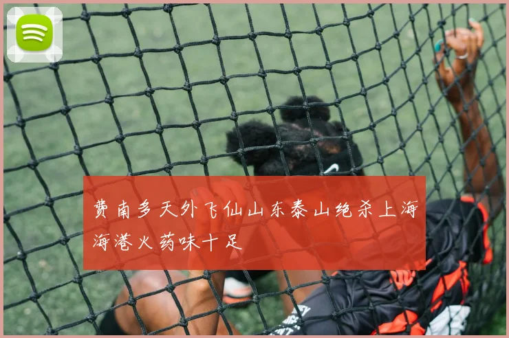 费南多天外飞仙山东泰山绝杀上海海港火药味十足